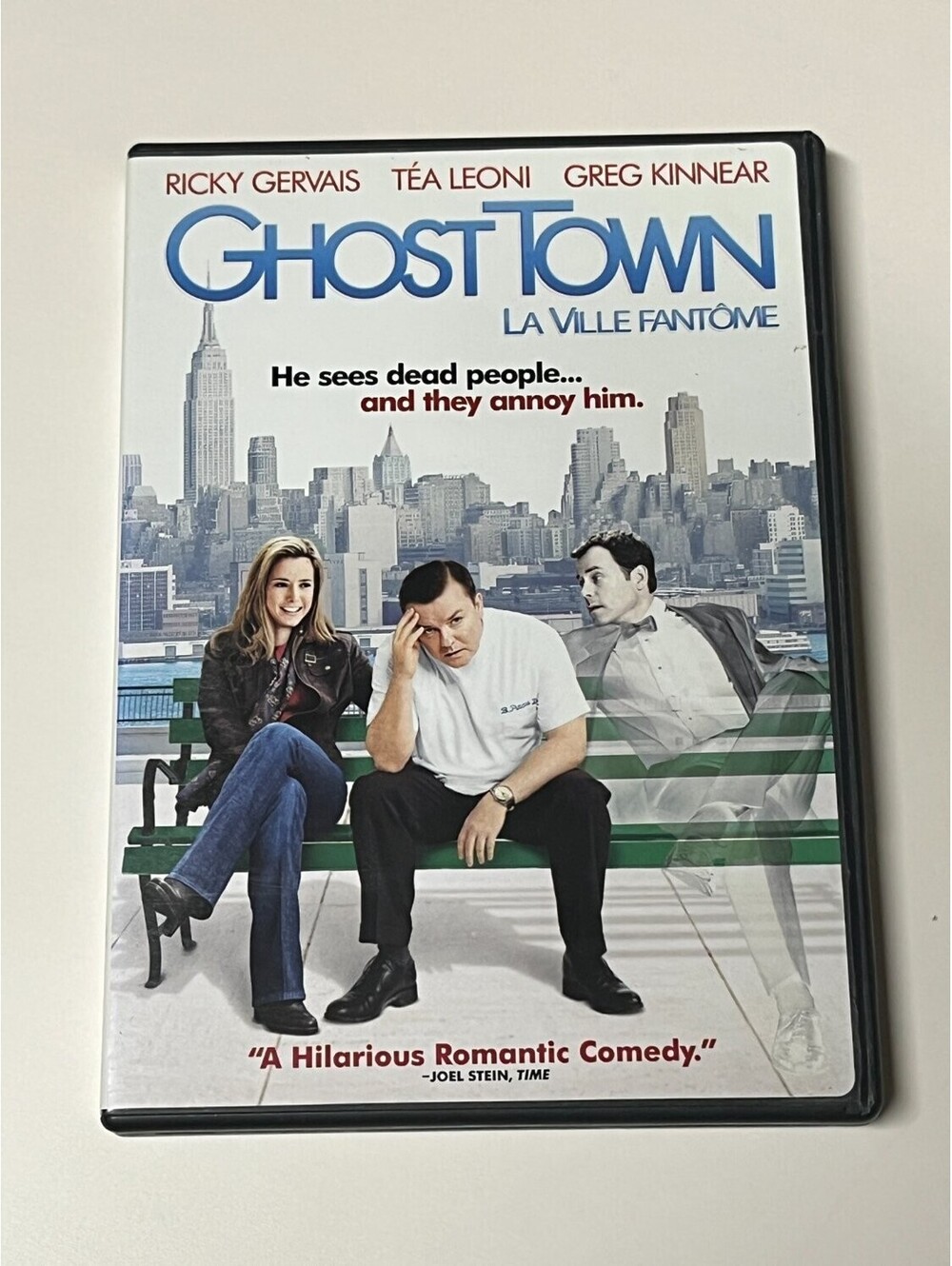 Ghost Town DVD Widescreen Ricky Gervais 2008 Comedy Region 1 David Koepp